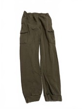 Converse Boys Cargo Sweatpants Large - Olive Green Comfort Casual