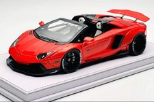 GL Model Lamborghini Aventador Roadster SVJ Pearl Orange  1:18 WITH DISPLAY
