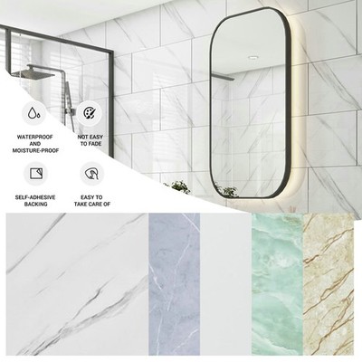 30*30cm Waterproof Peel and Stick Floor Tile Sticker Self Adhesive Wall Sticker