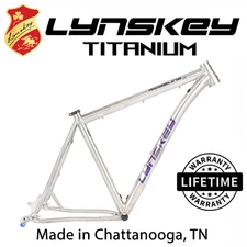 Single Speed - Fixed Gear Mountain Bike Titanium Ridgeline SS Size Medium