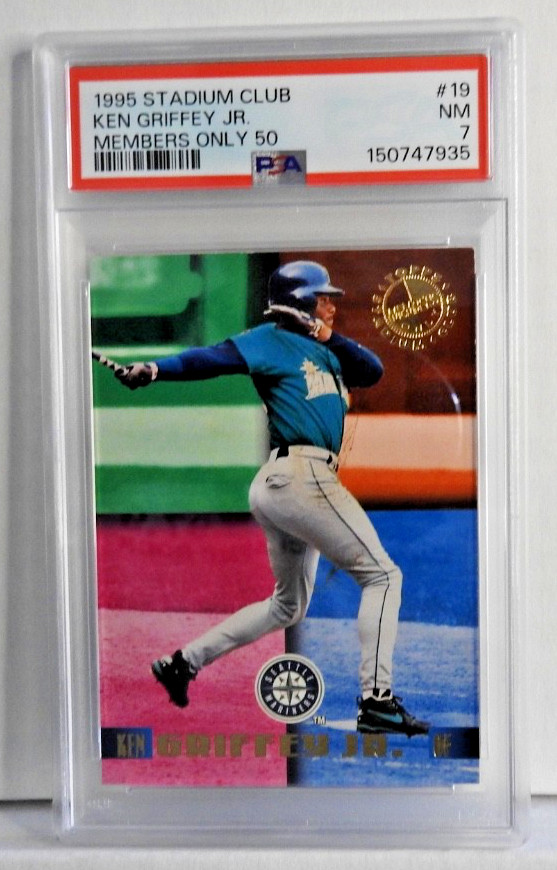 Ken Griffey Jr 1995 Stadium Club Members Only 50 #19 PSA 7 NEAR MINT Free S & H