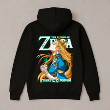 Zelda Tears of the Kingdom Hoodie  Anime Style Sweatshirt  Gamer Unisex Top