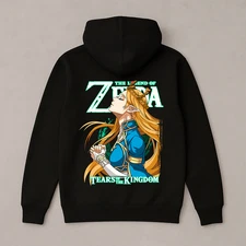 Zelda Tears of the Kingdom Hoodie | Anime Style Sweatshirt | Gamer Unisex Top