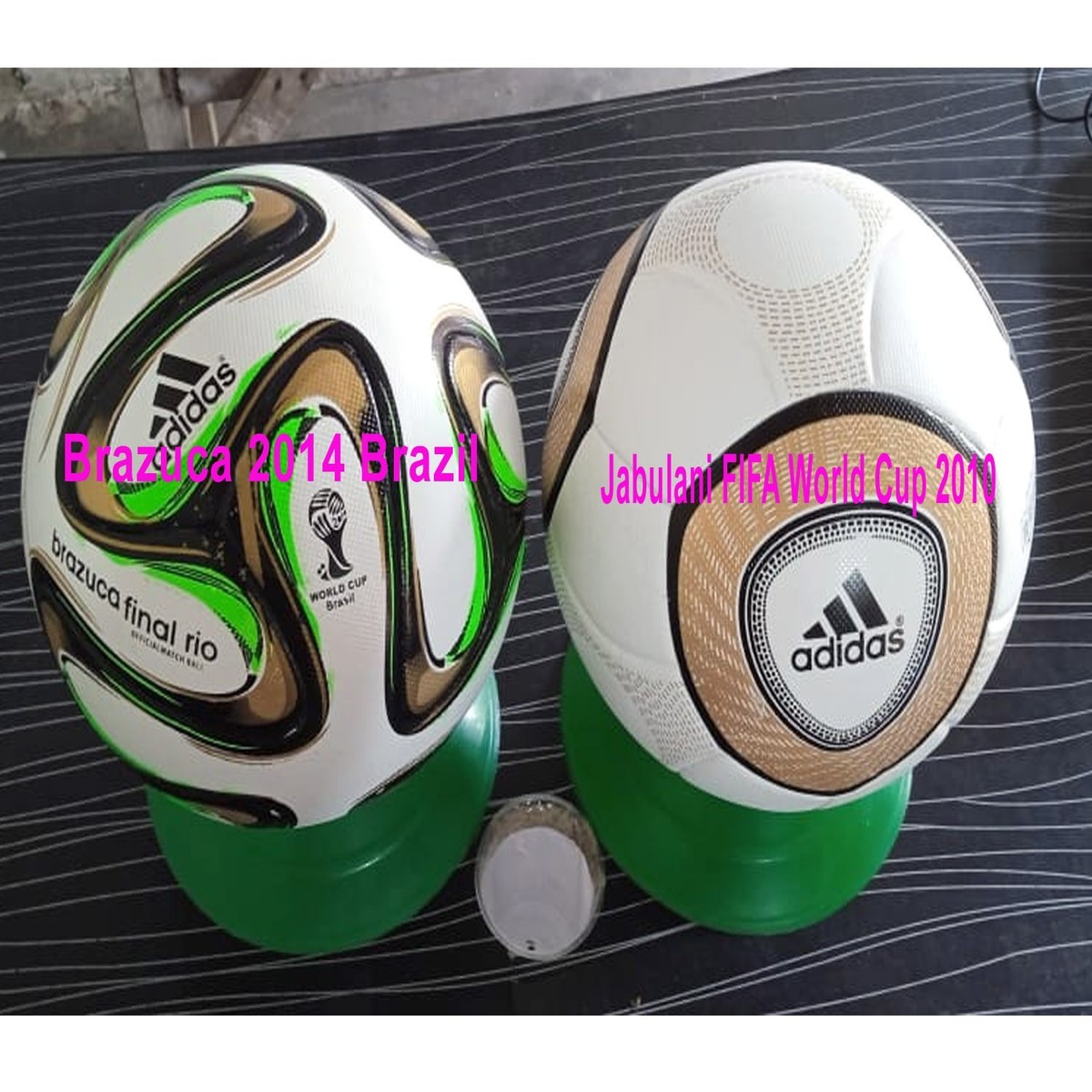 Adidas Jabulani FIFA World Cup 2010=Brazuca 2014 Brazil Match