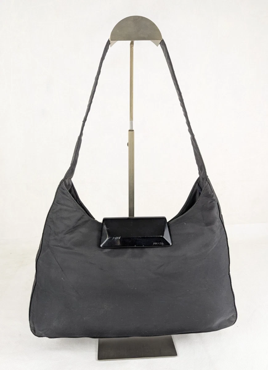 PRADA Tessuto Snap Nylon Exterior Bags & Handbags for Women for