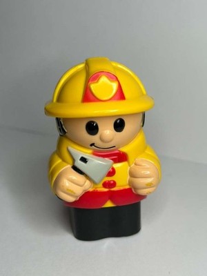 Mega Block First Builders Block Buddies Firefighter Fireman 2.5'' Tall Figure Toy