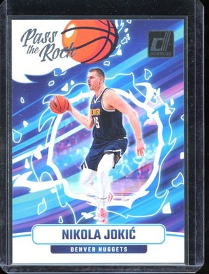 2024-25 Donruss Nikola Jokic Pass The Rock #8 Denver Nuggets