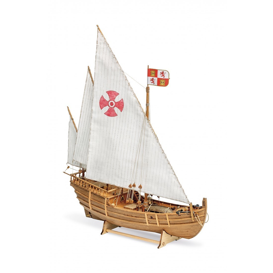 Bateau en bois Amati Niña 1/65 revivez l'épopée de Christophe Colomb par le modélisme naval