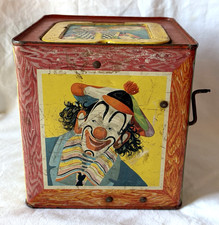 1951 1953 MATTEL Vintage 50s Jack In The Box DISPLAY ONLY Not Working