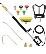Janz Aluminum 24 FT Telescoping Pressure Washer Wand with Pressure Washer Extens