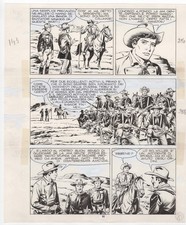 ERIO NICOLO' - TAVOLA ORIGINALE TEX - 'LA CELLA DELLA MORTE'