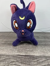 Sailor Moon Luna plush 8” Small Purple Anime Cat