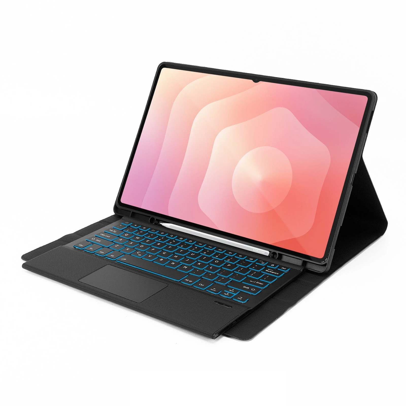Samsung Galaxy Tab S11 Ultra Keyboard Case - Backlit with Tr