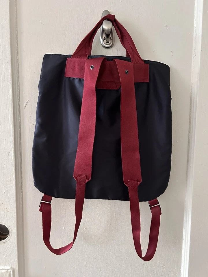 Bolso de Mano Marni X Porter Hecho en Japón Dos Vías Azul Marino/Rojo Foto 2 de 4