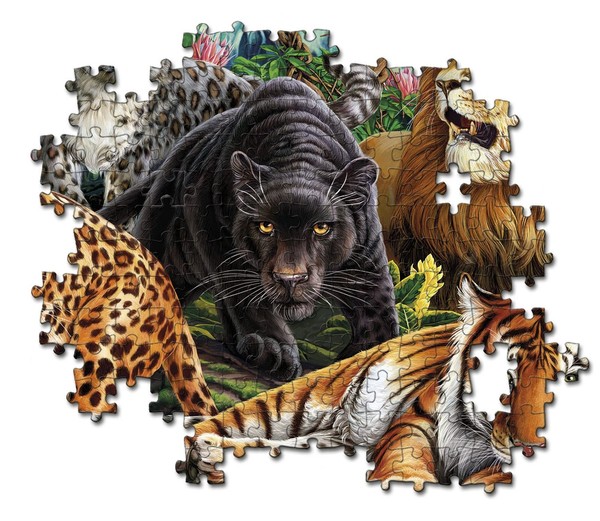Clementoni 35126 Puzzle Wild Cats 500 Teile Ab 14 Jahren Erwachsenen Wimmelbild-image
