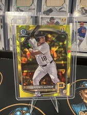 2025 Bowman Chrome Sapphire Adonys Guzman Yellow /75 BDC-126 Pirates