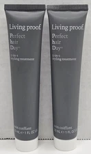 Living Proof Perfect Hair Day 5in1 Styling Treatment Lot of 2 x 1oz 30ml = 2oz