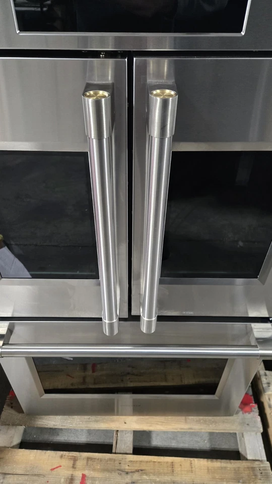 Monograma ZTDX1FPSNSS 30 polegadas de largura 10 pés cúbicos Pés Forno elétrico duplo de porta francesa - Imagem 4 de 4