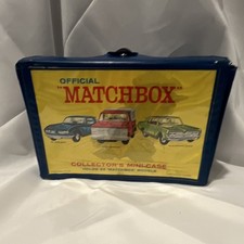 Matchbox Collector's Mini-Case 24-Car Carry Case 1:64 Plastic Blue/Yellow