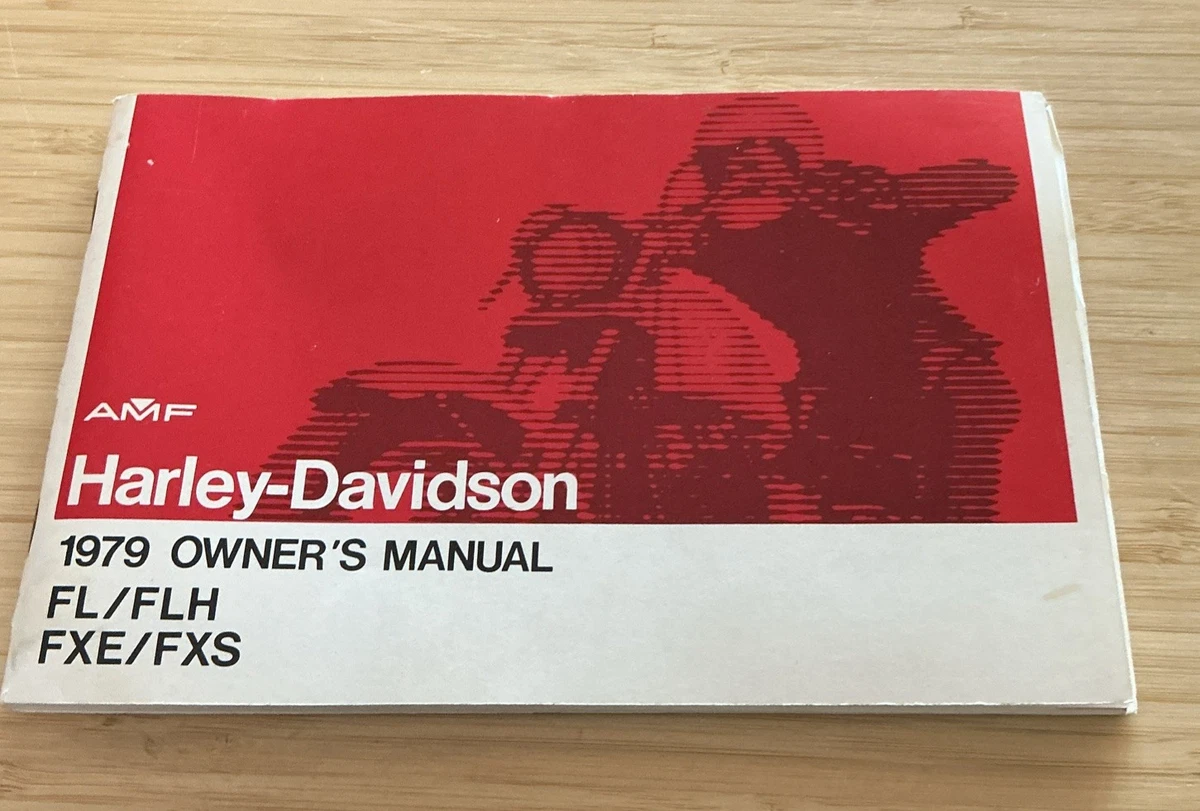 1975 FL/FLH-1200 オーナーズマニュアル Harley Davidson FLH Motorcycle Repair Manuals & Literature | eBay