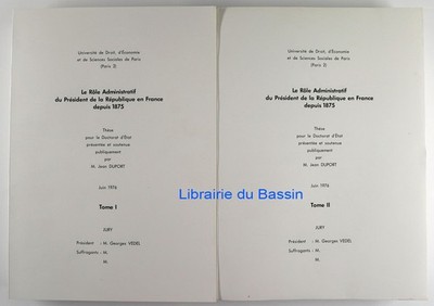 Die administrative Rolle des Präsidenten der Republik in Frankreich seit 1875 2/2