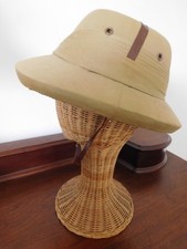 Vintage Bombay Bowler Pith Sun Helmet Hat Safari Military Dorfman Pacific India