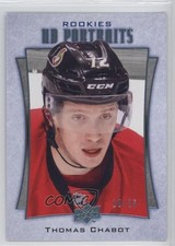 2016-17 Upper Deck UD Portraits Rookie Platinum Blue Foil /25 Thomas Chabot n7r