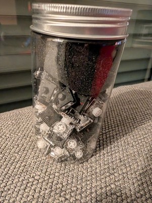 80x Gold Red switches low profile (Kailh Choc V2 kompatibel)
