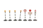 Joblot Vintage Dinky Meccano Lead / Metal Road Signs Model Original