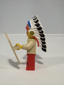 Lego Indian Chief 1 Minifigure Big Chief Rattle Snake 6746 6766 6763 ww017
