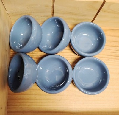 NWT Fishs Eddy Colorware Nut Bowls Set 6 Coronet Blue 2oz