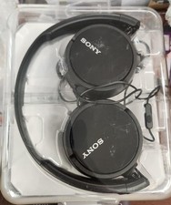 Open box Sony MDR-ZX110AP Extra Bass Smartphone Headset Black