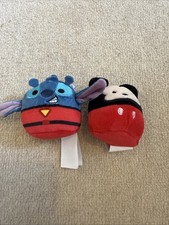 Disney Stitch And Mickey Mini Sized Mystery Squishmallow Soft Toy