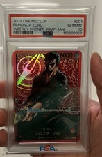 PSA 10 Zoro L OP01-001 Weekly Shonen Jump 2024 ONE PIECE Card Japanese