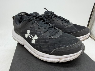 Under Armour Charged Assert 10 Athletic Sneakers Men's Black - 9 EXTRA WIDE