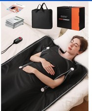 Home Use Infrared Sauna Blanket Detox Portable 176 F Timer 6ft x 2.65ft