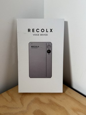 Recolx AI Diktiergerät 64GB HD Audio App Steuerung Transkription Neu