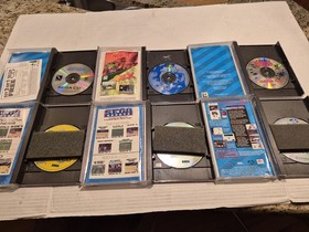 6 SEGA CD Video Games Star Wars Jurassic Park Solar Eclipse L@@K