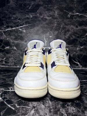 Air Jordan 4 Retro Purple Metallic -  CT8527-115 - Men's Size 10 Pre Owned