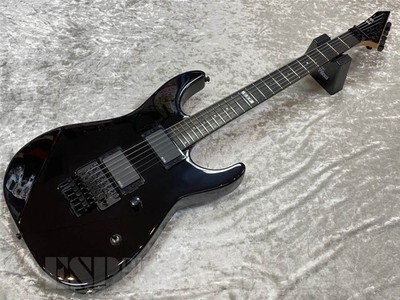 ESP E-II M-II Neck Thru Black E-Gitarre EMG 81 Floyd Rose Ebony Gig Case