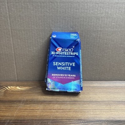 Crest 3D Whitestrips Sensitive White Kit - 14 Treatments (Blue)