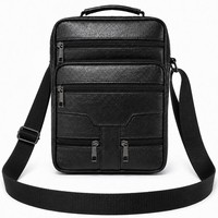 Messenger UmhäNgetasche Schultertasche Echtleder Bag Crossbody Herren Damen