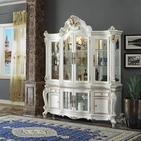 Anrichte Luxus Schaufenster Vitrine Glas Schrank Antik Stil MöBel Barock Rokoko