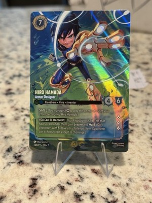 Disney Lorcana  Hiro Hamada - Armor Designer 24B/P2 Enchanted 2 Top8