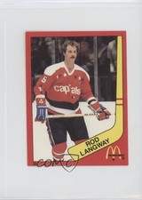1982-83 McDonald's Stickers Rod Langway #32 HOF 0q3