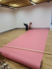 2 X 10m Rolls Forebo Surestep Laguna Safety Vinyl Flooring In Flamingo. 80m².