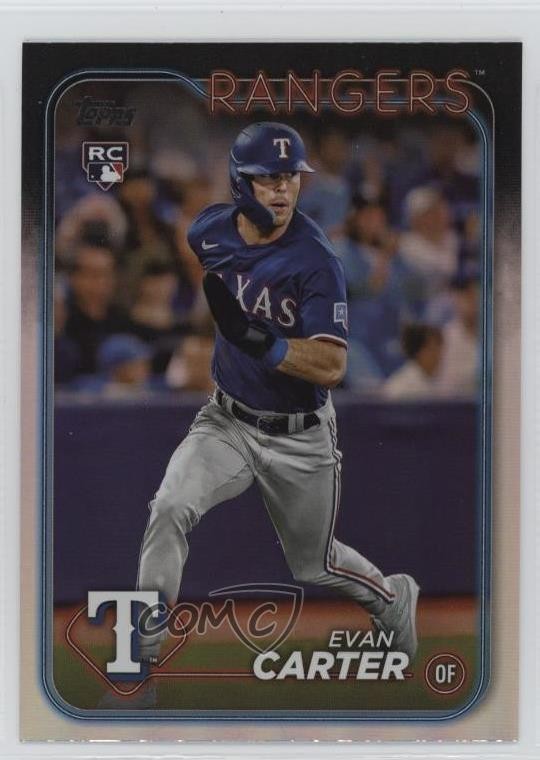 2024 Topps Series 1 Rainbow Foil Evan Carter #280 1m9j