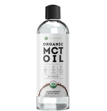 MCT Oil for Coffee. Pure Coconut MCT C8 and C10 Oil (8Oz, Organic, Unflavored)
