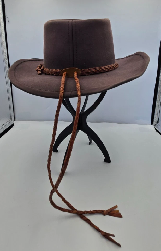 Outback Trading Co. Sombrero Grizzly 1486 Sombrero de piel aceitosa rojo pardusco - Talla mediana Foto 3 de 4