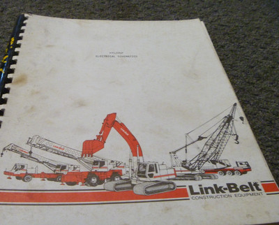 Link-Belt HTC-34 Hydraulic Truck Crane Electrical Wiring Schematics Manual xo